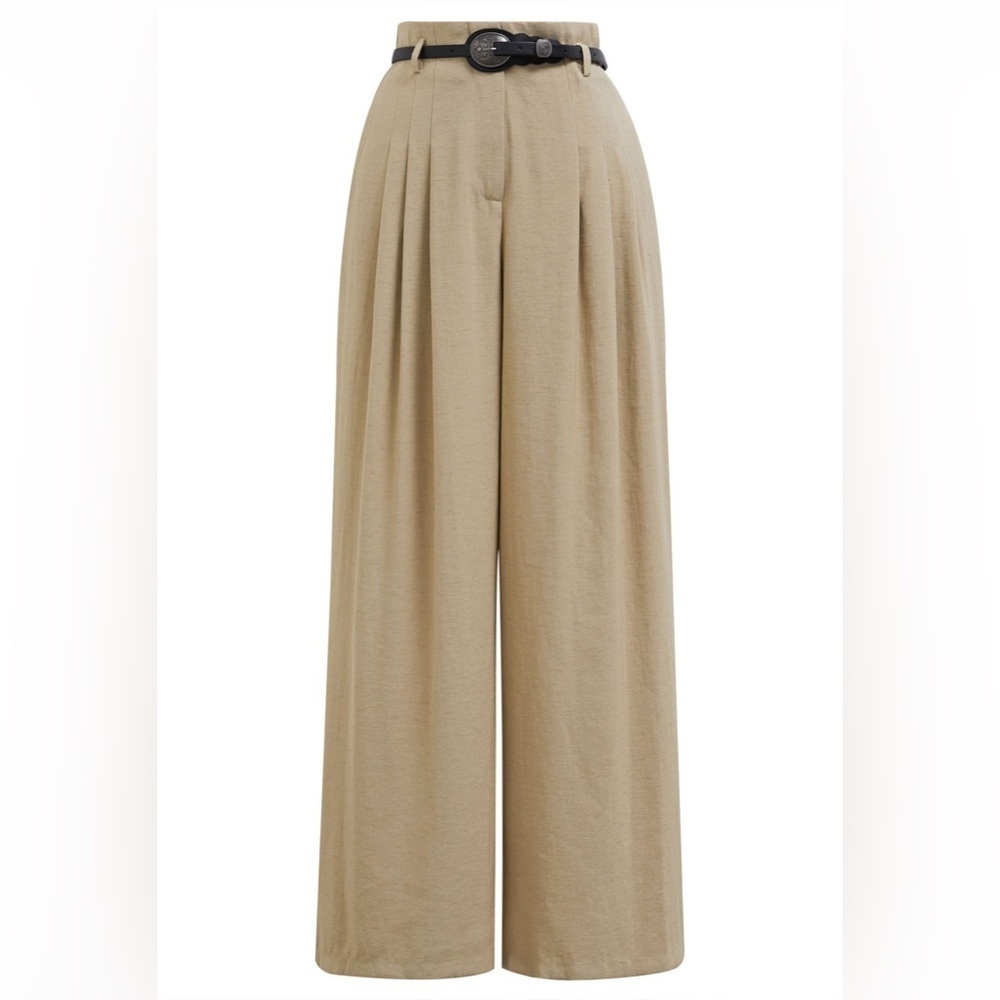 SALE | Chicwish palazzo pants with belt NWT - Picture 5 of 6